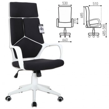 Кресло офисное BRABIX Prime EX-515 (черная ткань) в Быстровке - bystrovka.mebel54.com | фото