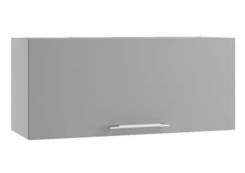 Норд ШВГ 800 Шкаф верхний горизонтальный (Софт даймонд/корпус Белый) в Быстровке - bystrovka.mebel54.com | фото